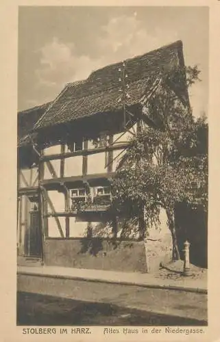 Postcard Germany Stolberg im Harz