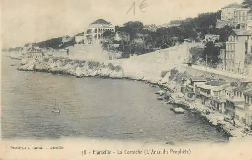 France cpa Postcard Marseille La Corniche
