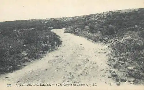 France cpa Post card Le Chemin des Dames (Aisne)