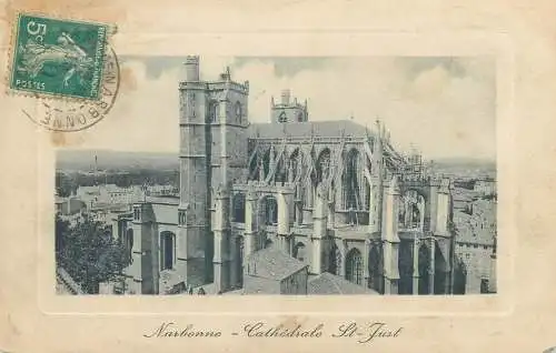 France cpa Postcard Narbonne Cathedrale St-Just