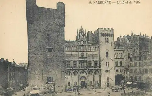 France cpa Postcard Narbonne L'Hotel de Ville
