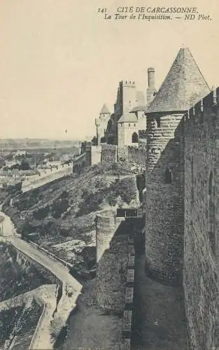 France cpa Postcard Cite de Carcassonne La Tour de l'Inquisition