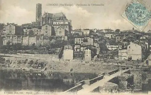 France cpa Postcard Limoges (Haute-Vienne) Panorama de l'Abessaille