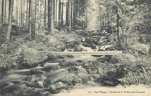 France cpa Postcard Les Vosges Entree de la Vallee des Chavons