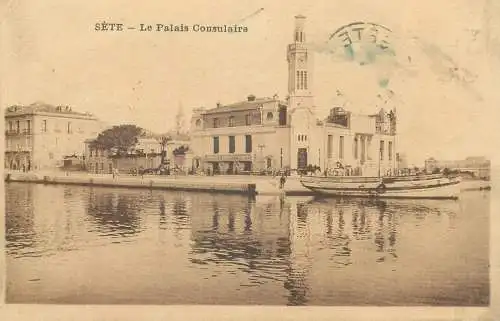 France cpa Postcard Sete Le Palais Consulaire