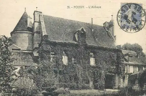 France Postcard Poissy L'Abbaye