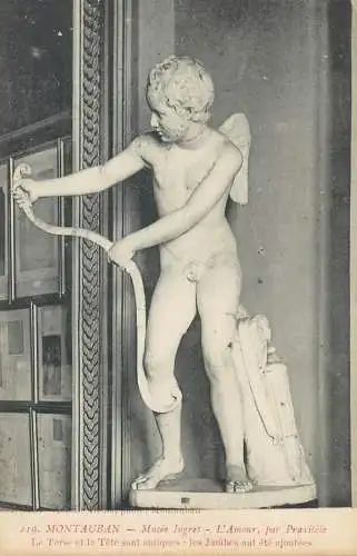France cpa Postcard Montauban Musee Ingres L'Amour par Praxitele