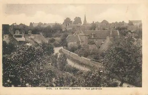France cpa Postcard La Bazoge vue generale