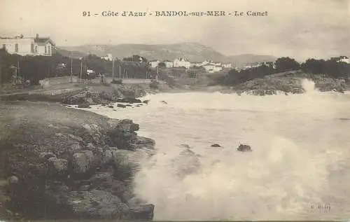 France cpa Postcard Cote d'Azur Bandol-sur-Mer Le Canet
