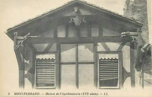 France cpa Post card Montferrand Maison de l'Apothecaire