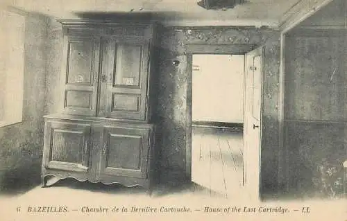 France cpa Postcard Bazeilles Chambre des Dernieres Cartouches