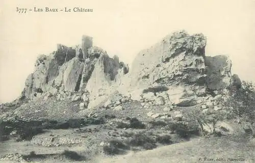 France cpa Postcard Les Baux Le Chateau