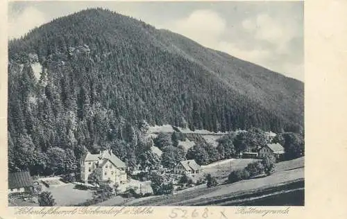 Postcard Germany Görbersdorf schloss