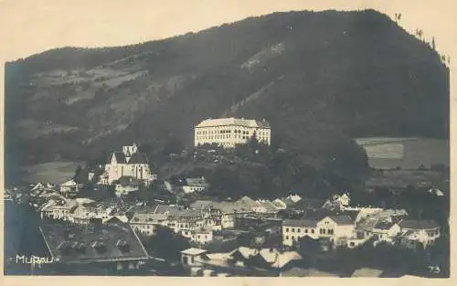 Postcard Austria Mural panorama