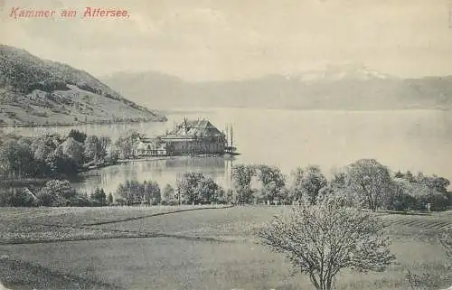 Postcard Austria Kammer am Attersee 1909