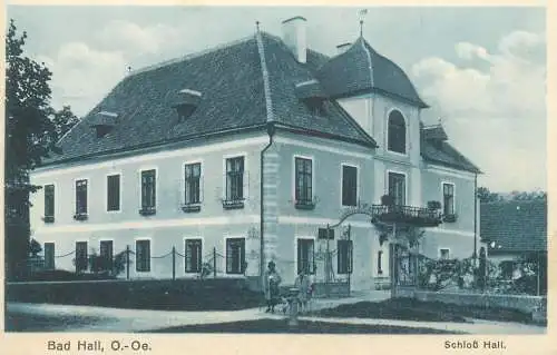 Postcard Austria Bad Hall Schloss hall