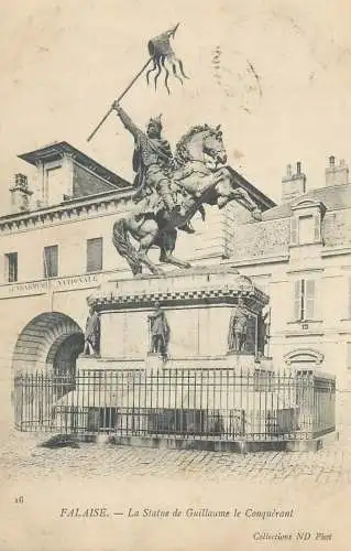 France CPA Postcard Falaise La Statue de Guillaume le Conquerant