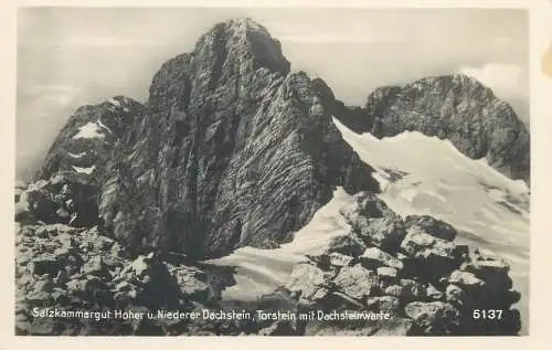 Postcard Austria Salzkammergut hoher u Niederer Dachstein