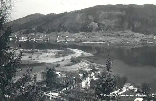 Postcard Austria Karnten St. Urban Osstachersee