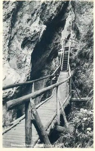 Postcard Austria Steinwandklamm