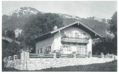 Postcard Germany Unterwössen Haus Schlagbauer