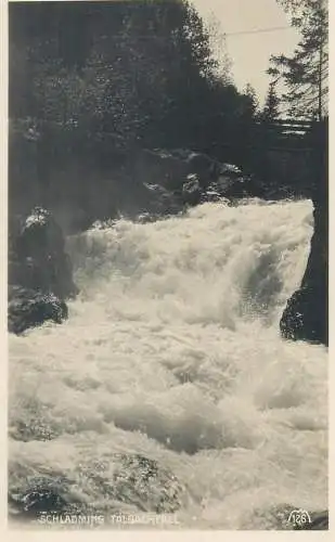 Postcard Switzerland Schladming Talbachfall 1959