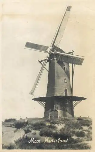 Postcard Mooi Netherlands windmill