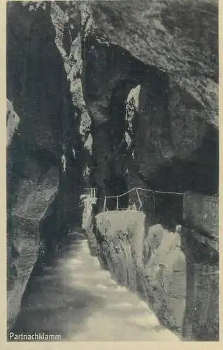 Postcard Germany Partnachklamm in Garmisch-Partenkirchen