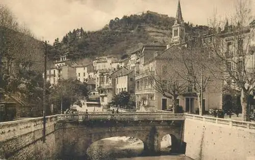 France CPA Postcard Amelie-les-Bains Vallee du Mondony Hotels Jeanne d'Arc et Saint-Jean