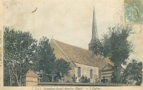France CPA Postcard Neaufles-Saint-Martin L'Eglise