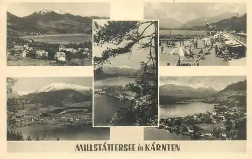 Postcard Austria Millstätter See in Karnten multi view