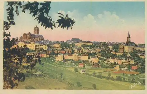 France CPA Postcard Rodez (Aveyron) vue generale