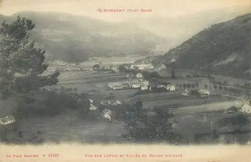France CPA Postcard Giromagny vue generale