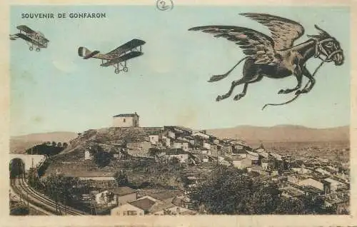France CPA Postcard souvenir de Gonfaron