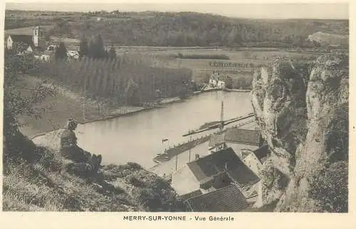 France CPA Postcard Merry-sur-Yonne vue generale