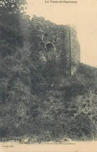 France CPA Postcard Bruniquel Tour du Cap Doil Chateau