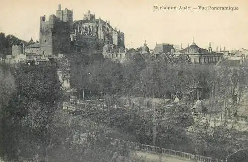 France CPA 1903 Postcard Narbonne vue panoramique