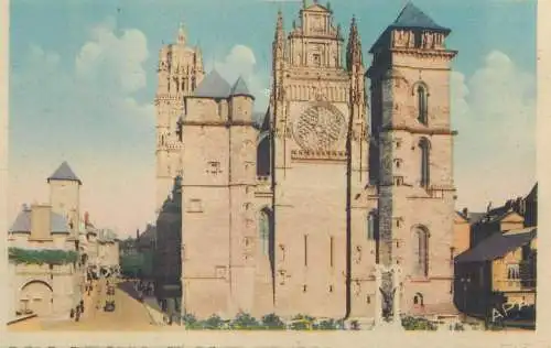 La Cathedrale Rodez France CPA Postcard