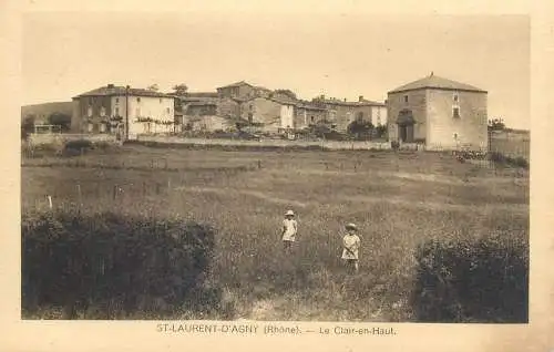 CPA Postcard France St-Laurent d'Agny Le Clair en Haut
