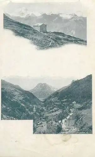 CPA Postcard France place to identify multi view paysages de montagne
