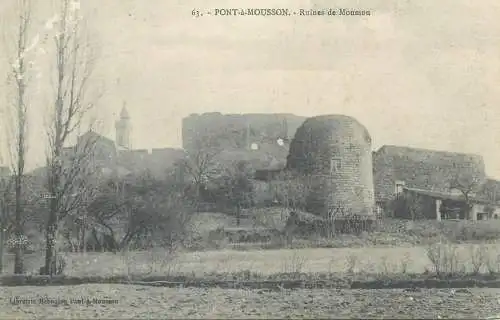 CPA Postcard France Pont a Mousson Ruines de Mousson