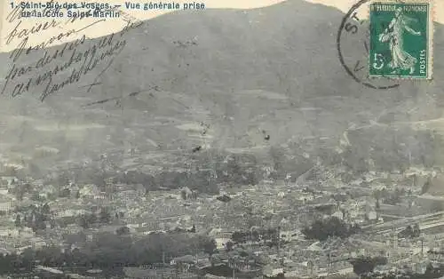 CPA Postcard France Saint Die vue generale