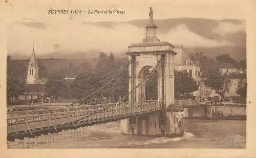 CPA Postcard France Seyssel Le Pont de la Vierge