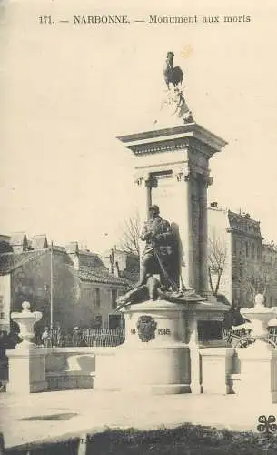 CPA Postcard France Narbonne Monument aux Morts