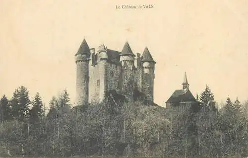 CPA Postcard France Le Chateau de Vals