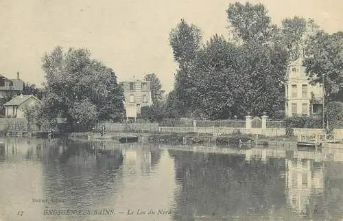 CPA Post card France Enghien-les-Bains Le Lac du Nord