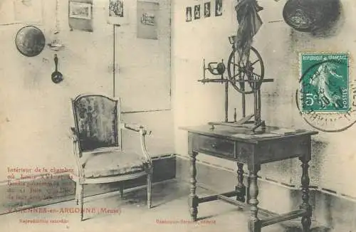 CPA Post card France Varennes-en-Argonne interieur de la chambre de Louis XVI