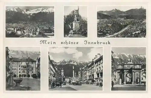 Postcard Switzerland Innsbruck multi view