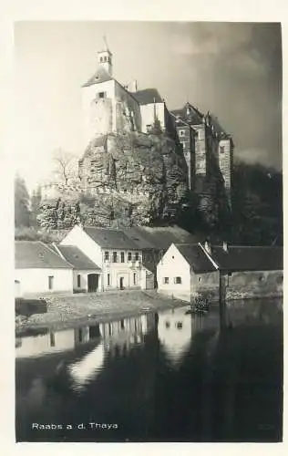 Postcard Austria Raabs a d Thaya castle 1956