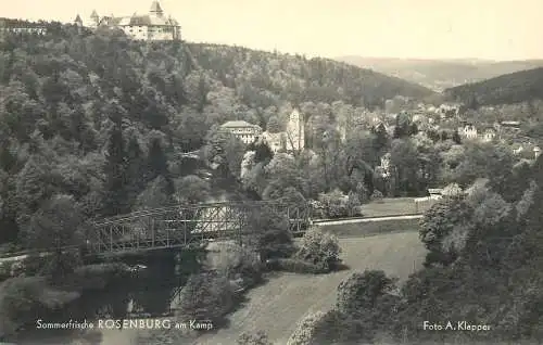 Postcard Austria Rosenburg am kamp sommerfrische
